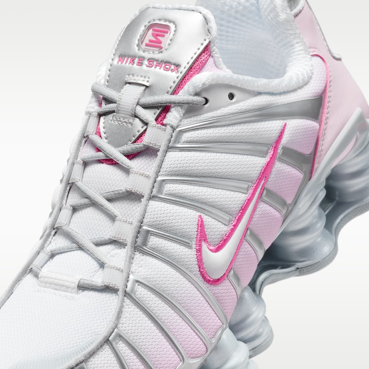 Nike Shox TL Women's Shoes - Metallic Platinum/Pink Foam/White/Pinksicle