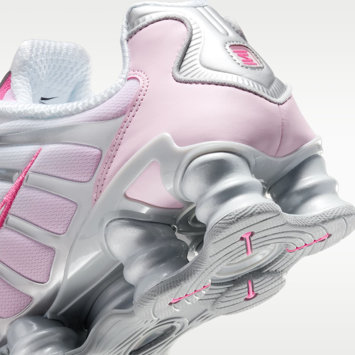 Nike Shox TL Women's Shoes - Metallic Platinum/Pink Foam/White/Pinksicle