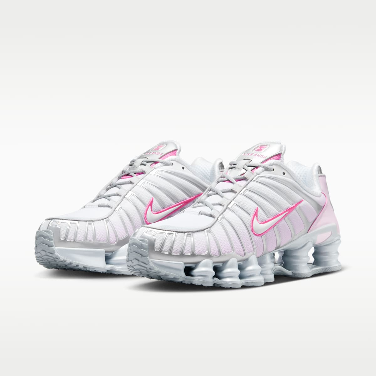 Nike Shox TL Women's Shoes - Metallic Platinum/Pink Foam/White/Pinksicle