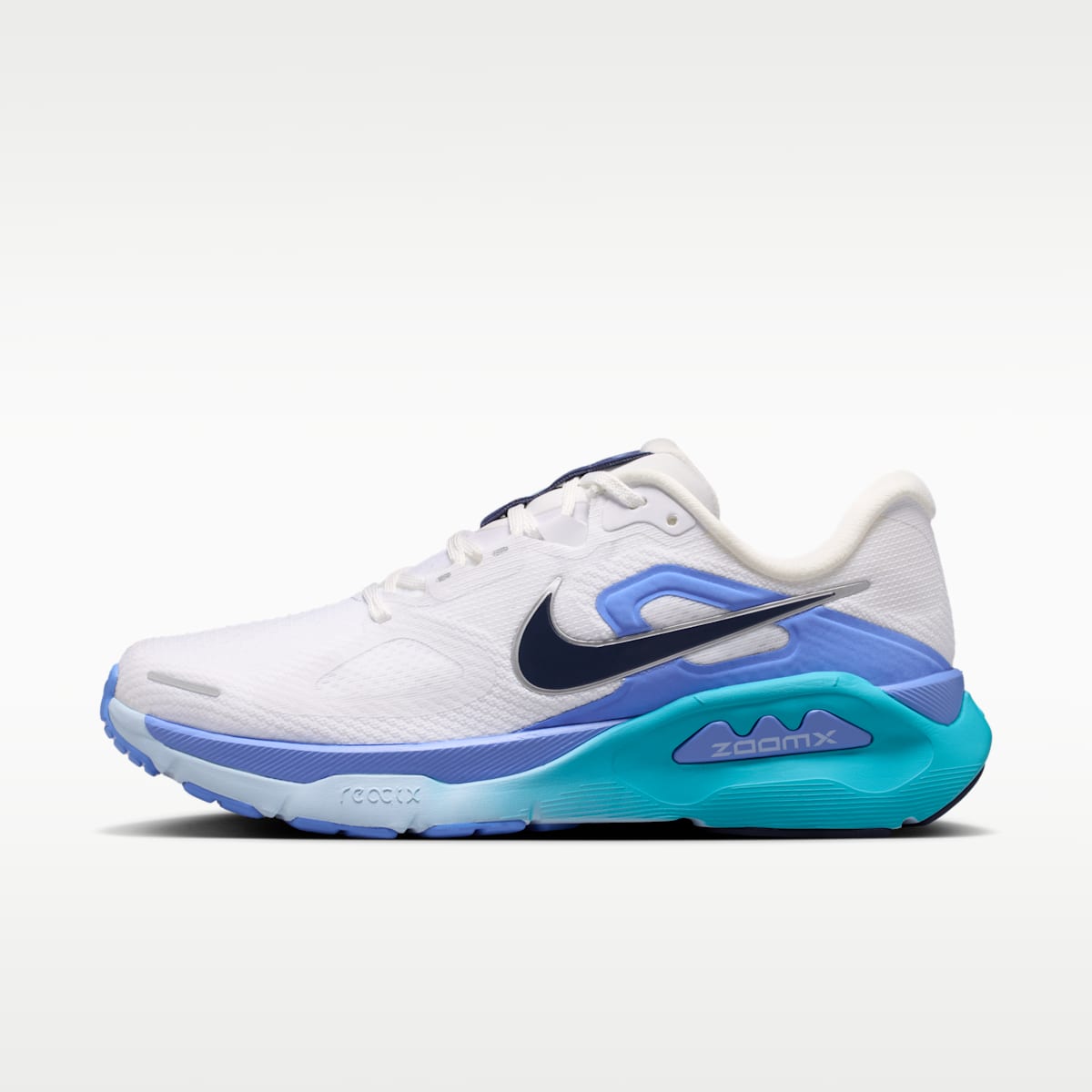 Nike Structure Plus Women's Road Running Shoes - White/Royal Pulse/Hydrogen Blue/Midnight Navy