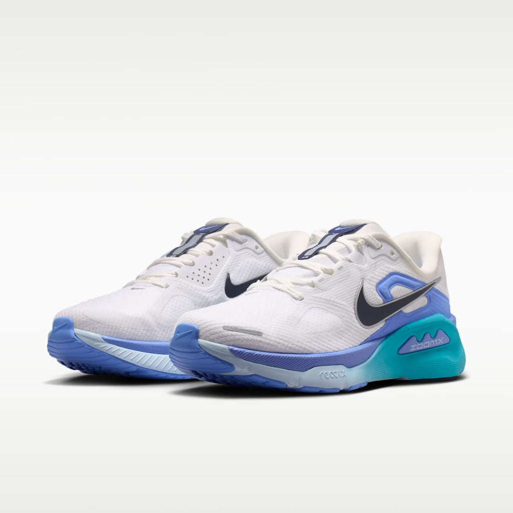 Nike Structure Plus Women's Road Running Shoes - White/Royal Pulse/Hydrogen Blue/Midnight Navy