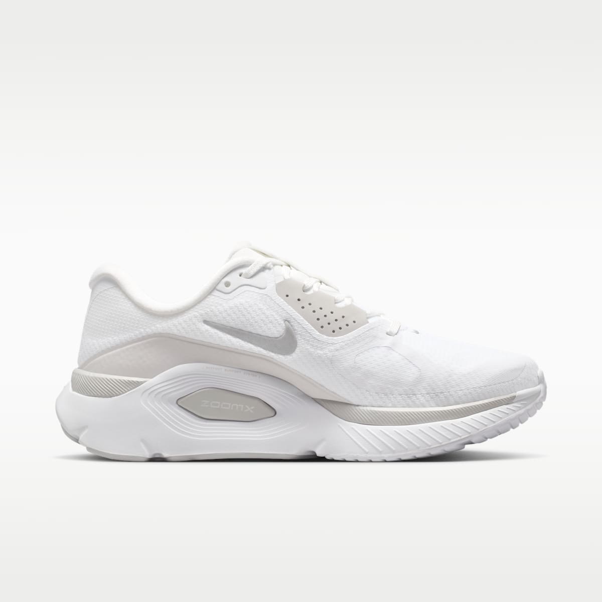 Nike Structure Plus Women's Road Running Shoes - White/Photon Dust/Metallic Silver