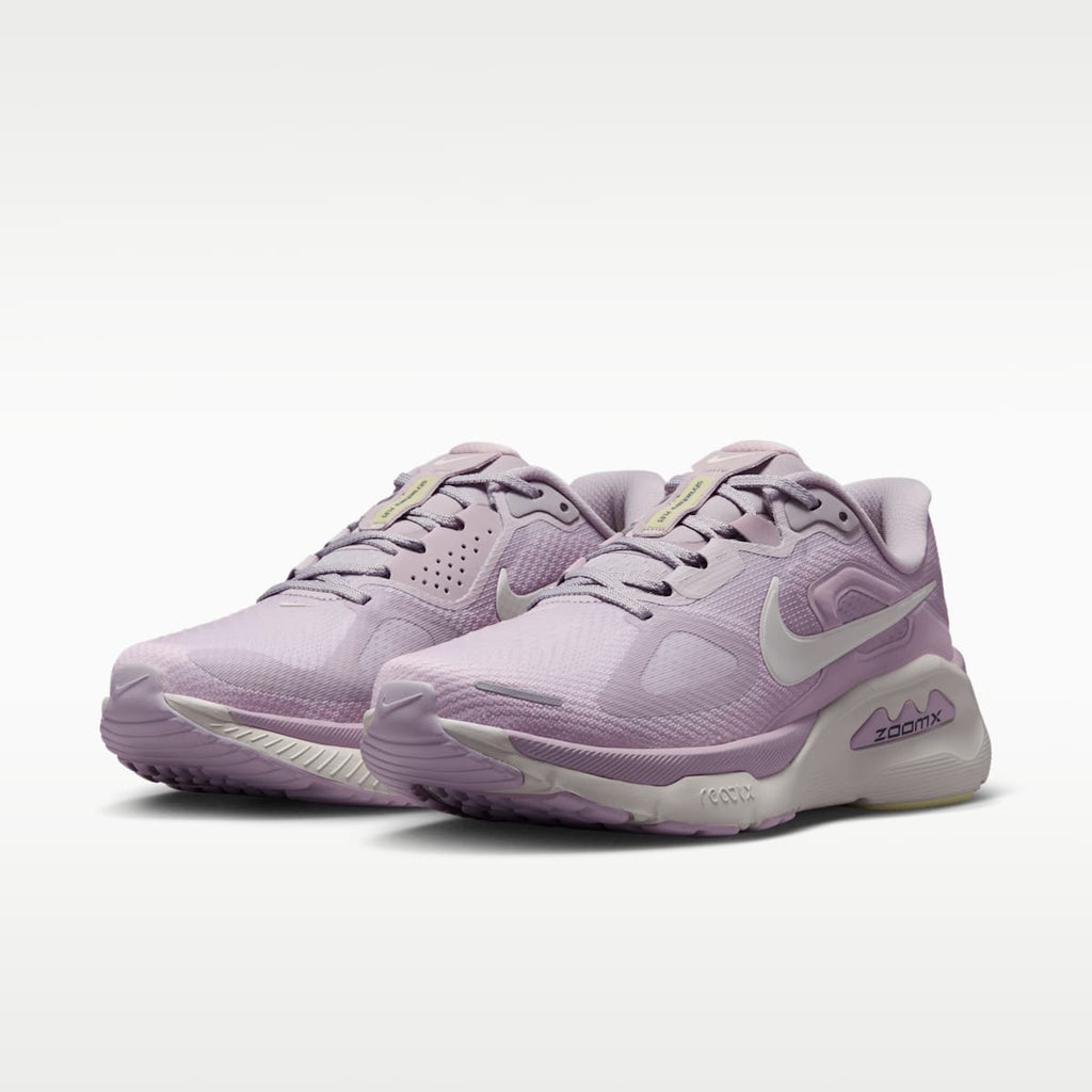Nike Structure Plus Women's Road Running Shoes - Silver Lilac/Particle Rose/Light Bone/Sail
