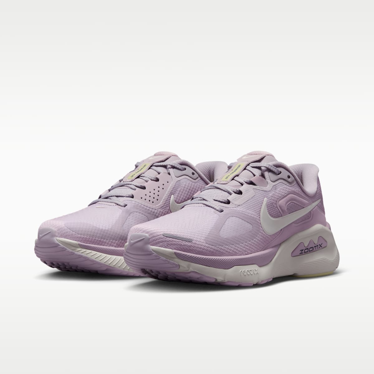 Nike Structure Plus Women's Road Running Shoes - Silver Lilac/Particle Rose/Light Bone/Sail