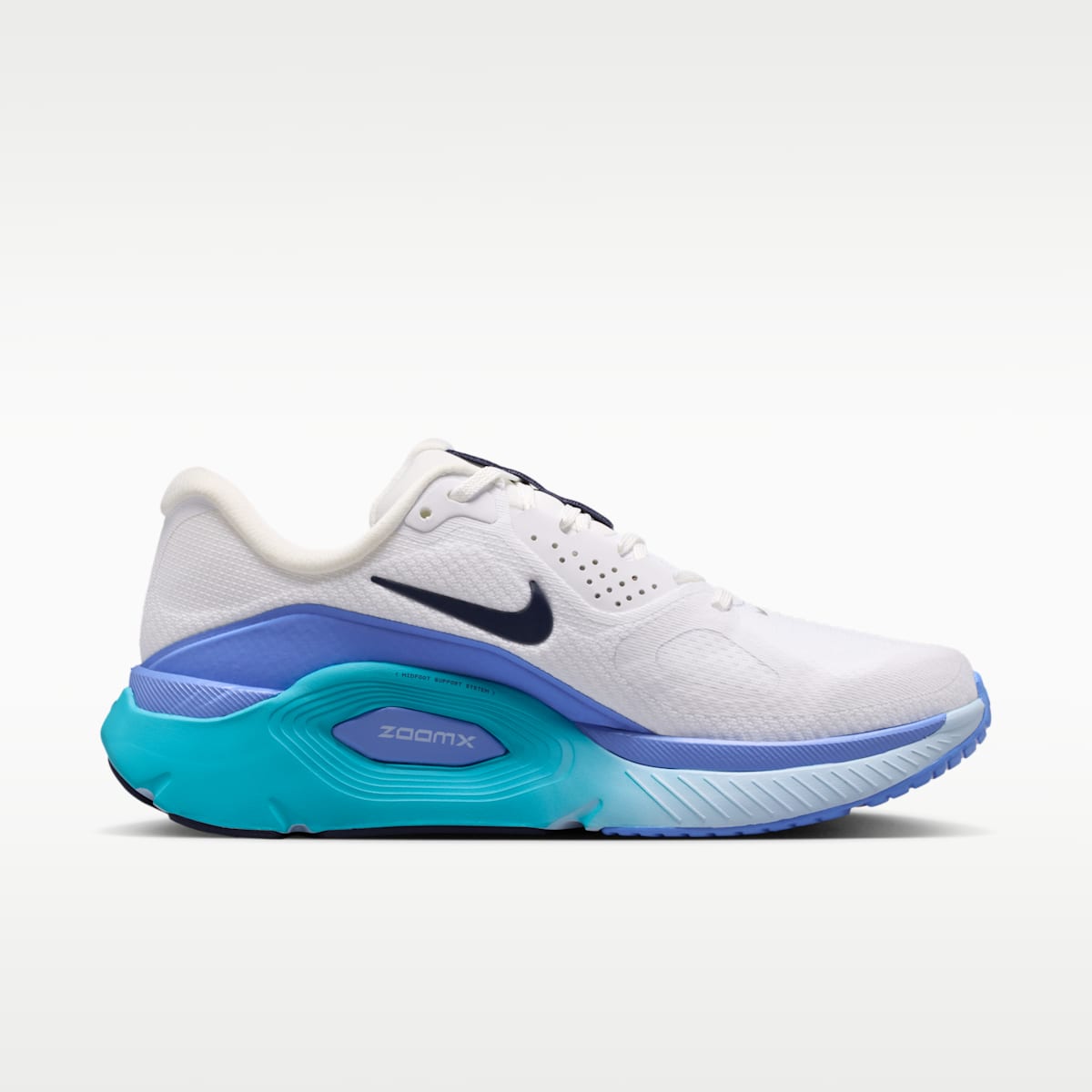 Nike Structure Plus Women's Road Running Shoes - White/Royal Pulse/Hydrogen Blue/Midnight Navy