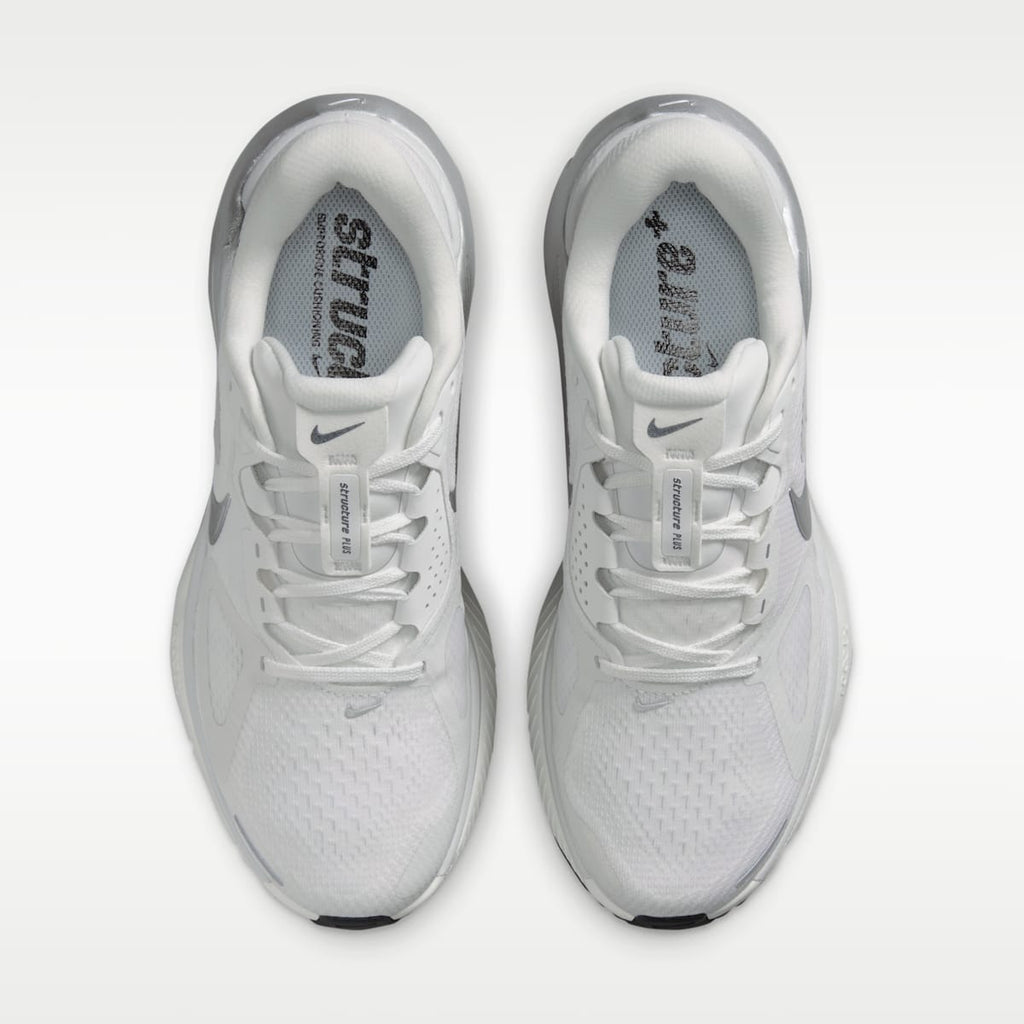 Nike Structure Plus Women's Road Running Shoes - Summit White/Photon Dust/Sail/Metallic Silver
