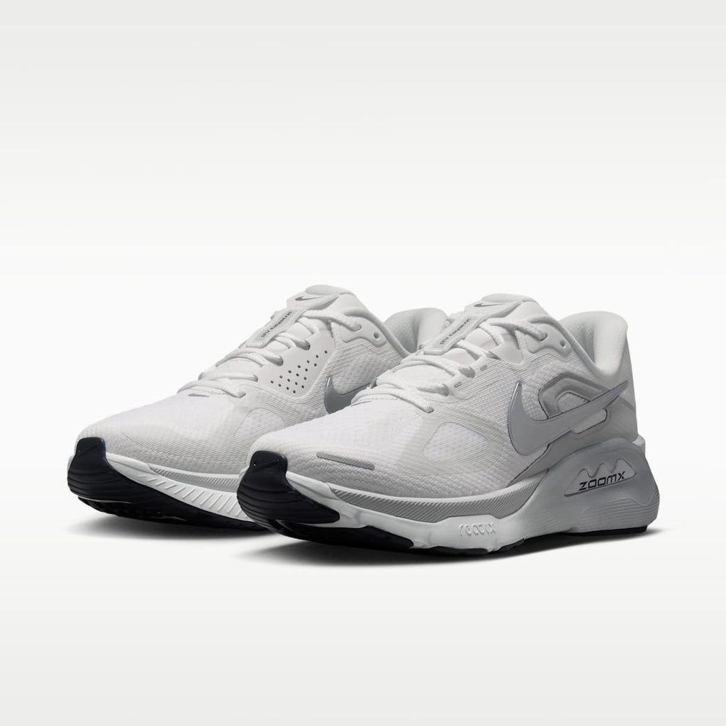 Nike Structure Plus Women's Road Running Shoes - Summit White/Photon Dust/Sail/Metallic Silver