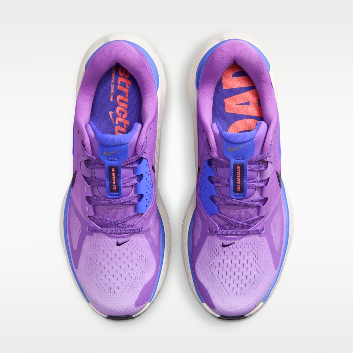 Nike Structure Plus Women's Road Running Shoes - Bright Violet/Violet Mist/Sapphire/Purple Dynasty