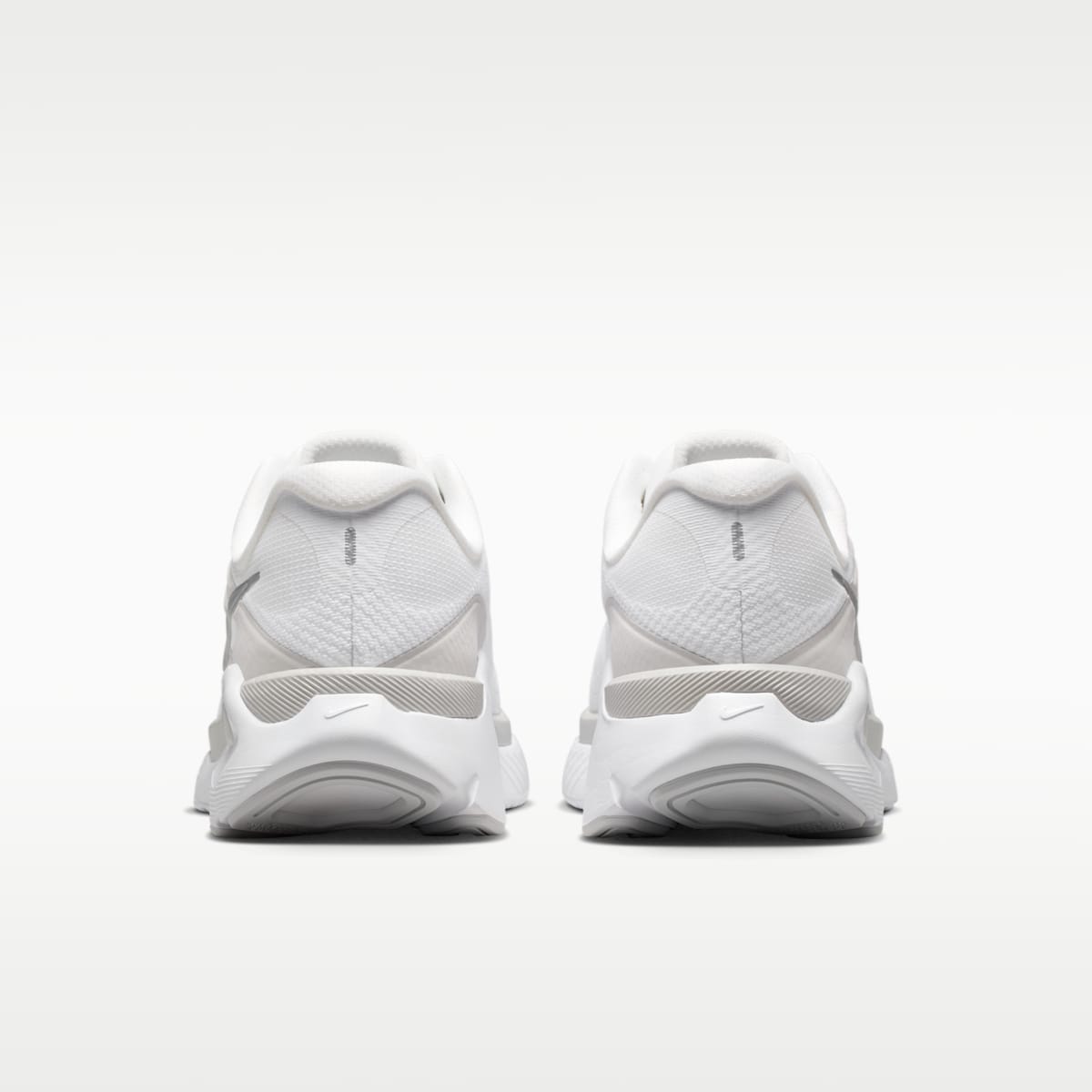 Nike Structure Plus Women's Road Running Shoes - White/Photon Dust/Metallic Silver