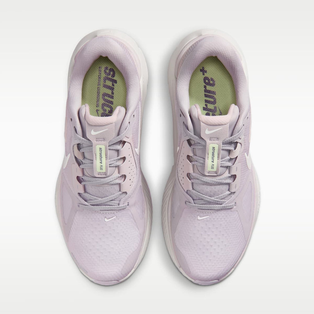 Nike Structure Plus Women's Road Running Shoes - Silver Lilac/Particle Rose/Light Bone/Sail
