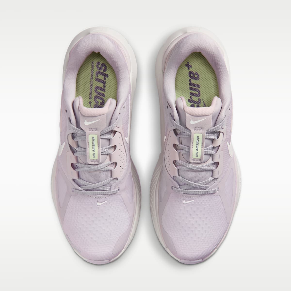 Nike Structure Plus Women's Road Running Shoes - Silver Lilac/Particle Rose/Light Bone/Sail
