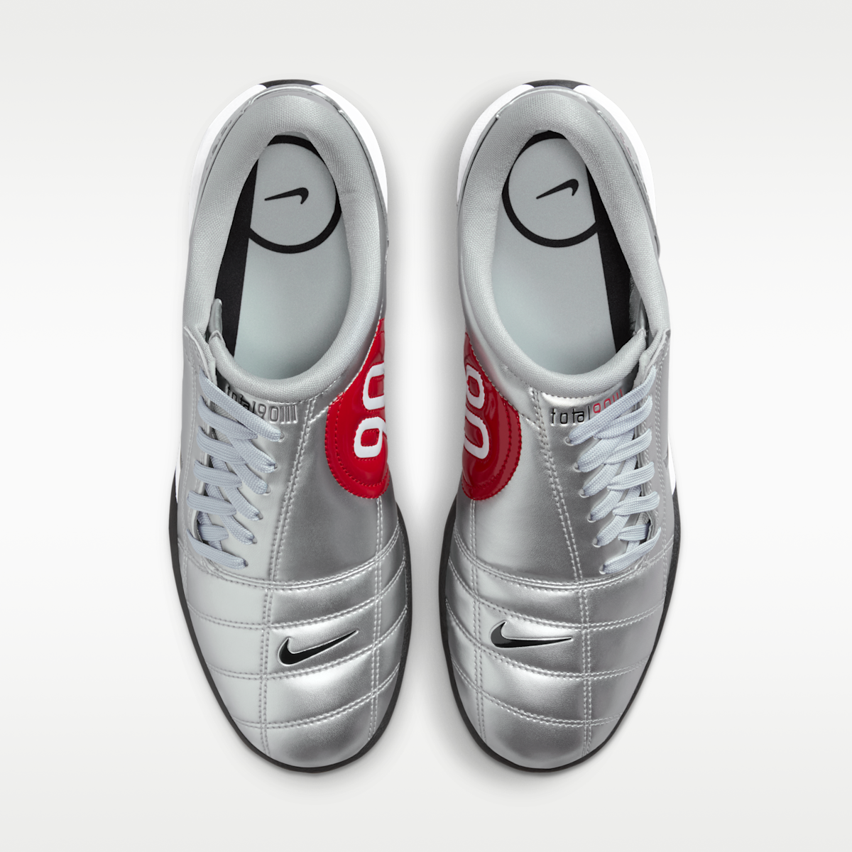 Nike Total 90 Women's Shoes - Metallic Silver/University Red/White/Black