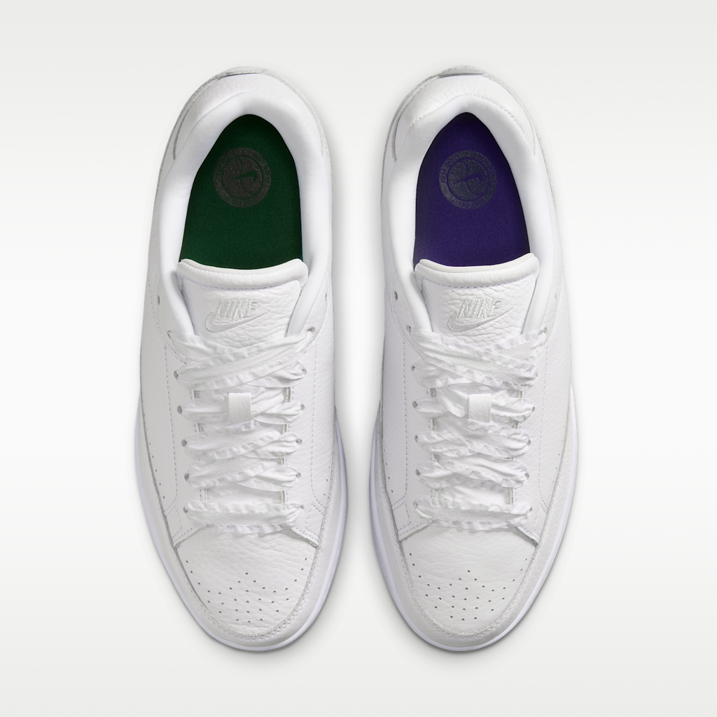 Nike Tennis Centre Women's Shoes - White/Court Purple/Gorge Green/White