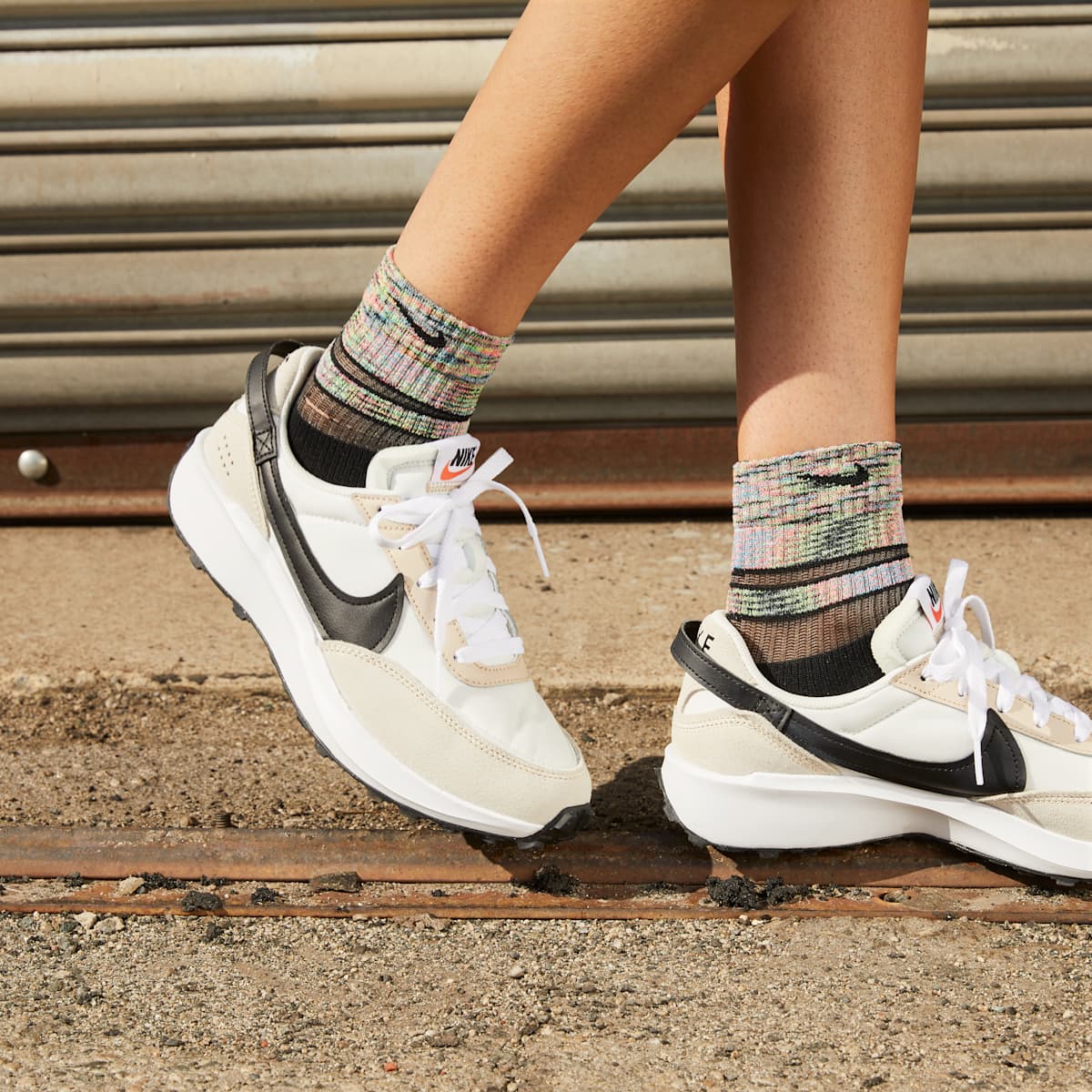Nike Waffle Debut Women's Shoes - Sanddrift/Phantom/White/Black