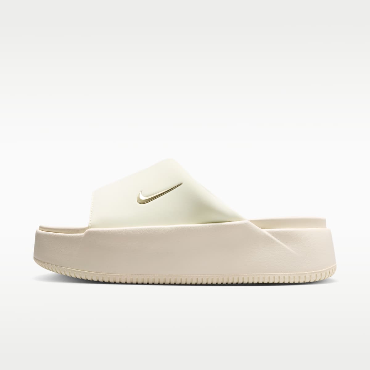 Nike Calm Elevation Women's Slides - Coconut Milk/Coconut Milk