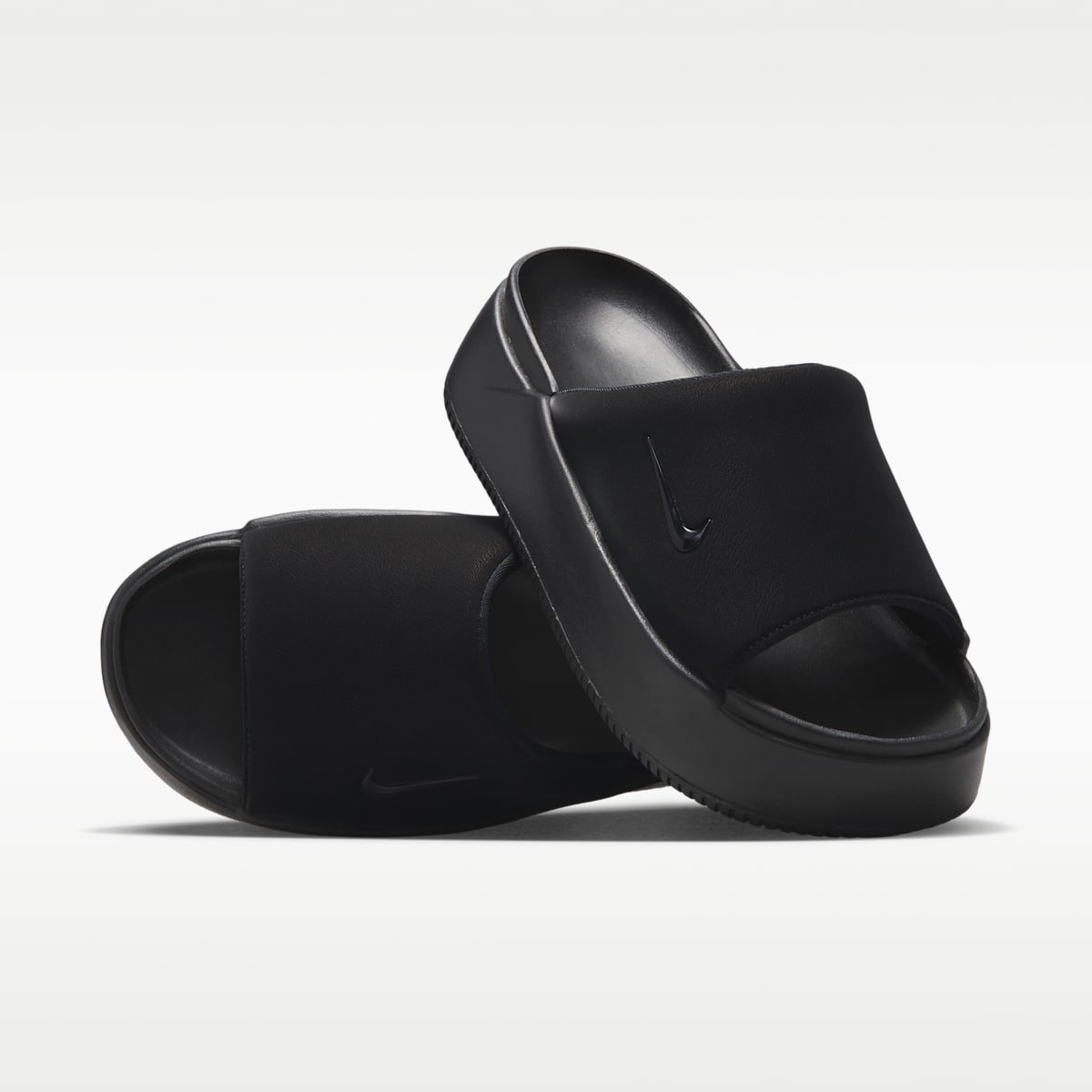 Nike Calm Elevation Women's Slides - Black/Black