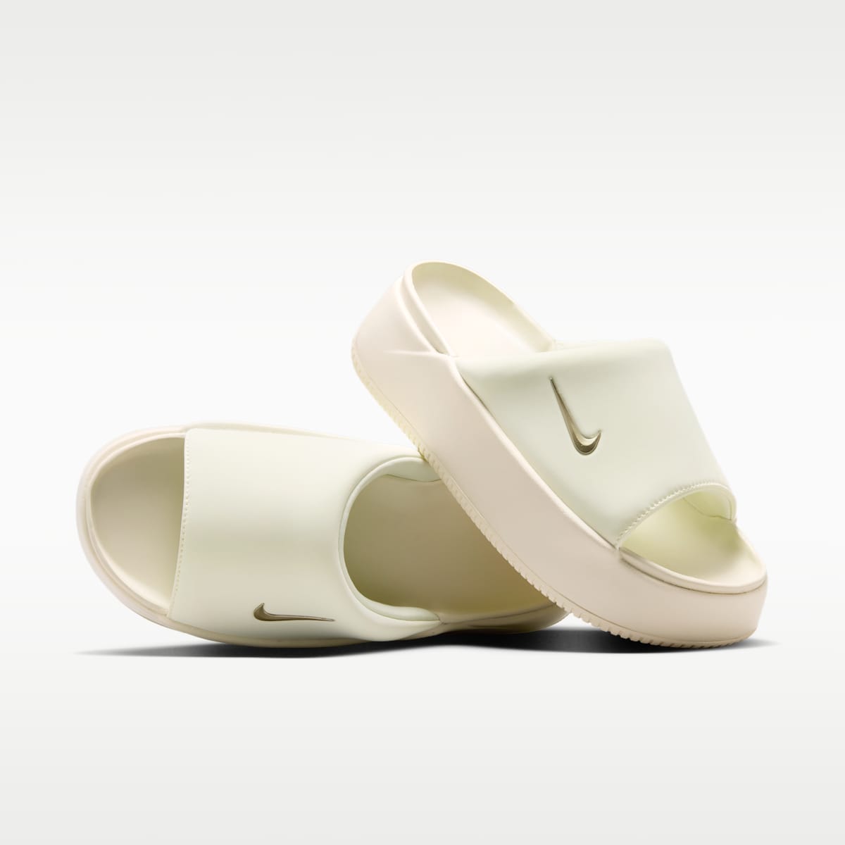 Nike Calm Elevation Women's Slides - Coconut Milk/Coconut Milk