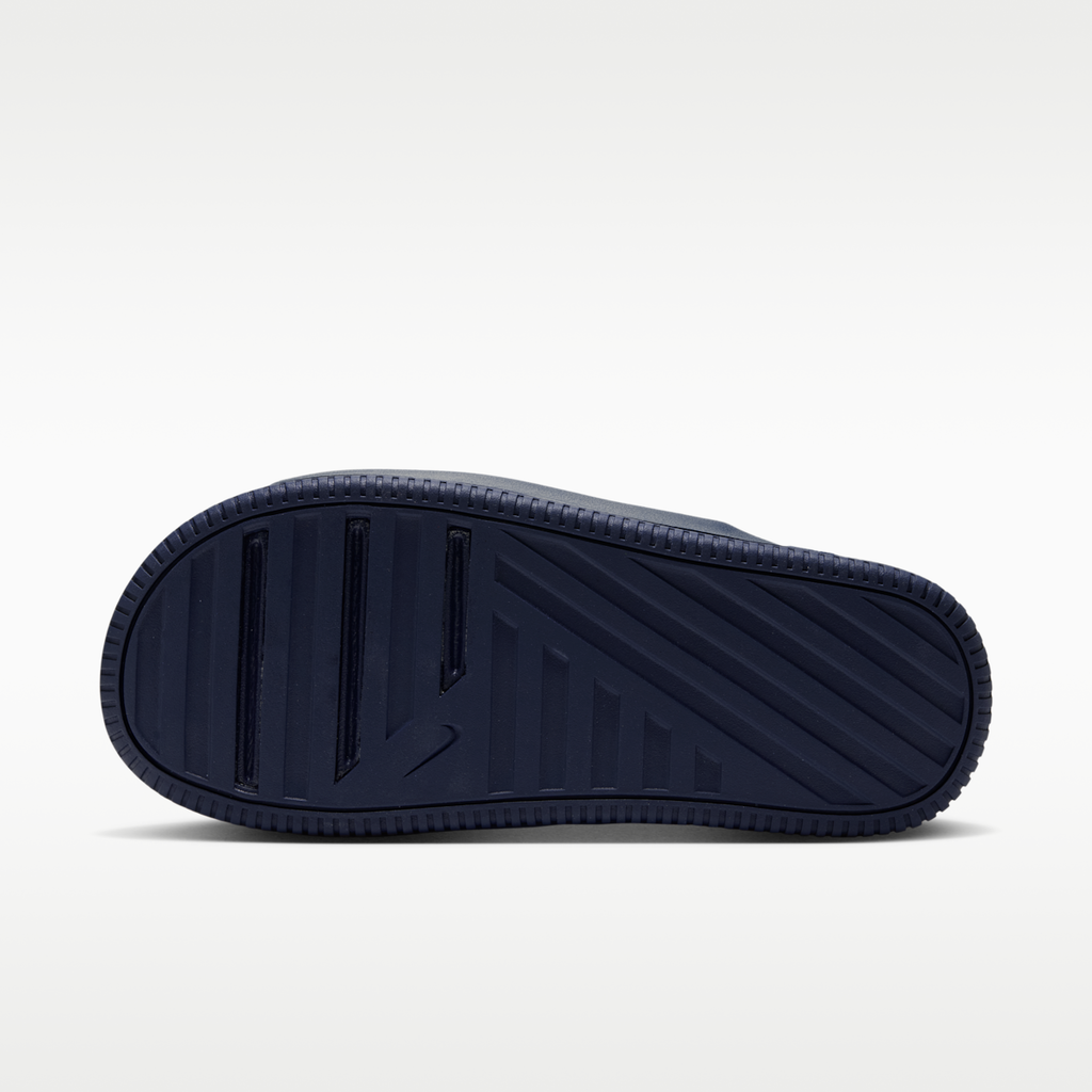 Nike Calm Elevation SE Faux Fur Women's Slides - New Slate/Blue Eclipse/New Slate