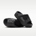 Nike Calm Elevation SE Faux Fur Women's Slides - Black/Black