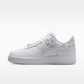 Nike Air Force 1 '07 "Florette" Women's Shoes - White/Wolf Grey/Metallic Silver/White