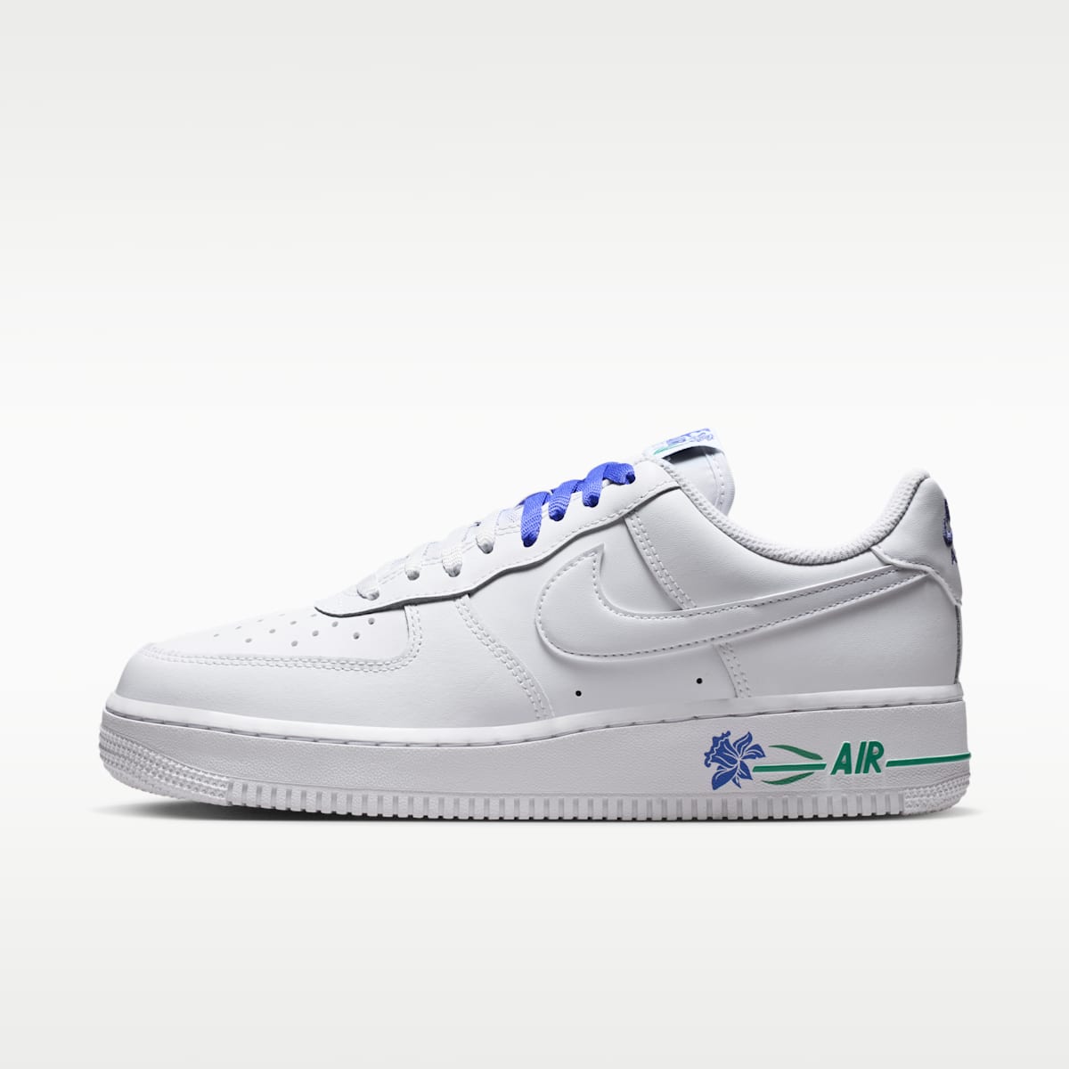 Nike Air Force 1 '07 SE Women's Shoes - White/Persian Violet/Stadium Green/White - Image 1