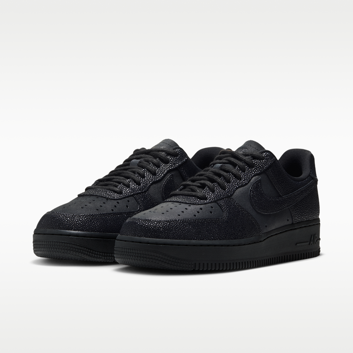 Nike Air Force 1 '07 SE Shagreen Women's Shoes - Black/Anthracite/Black