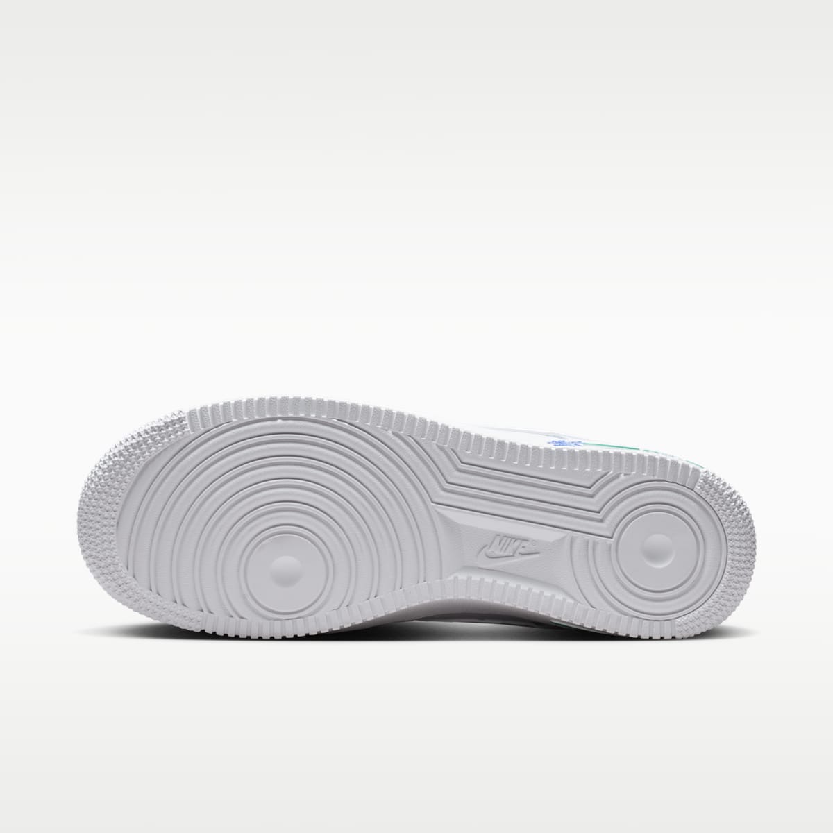 Nike Air Force 1 '07 SE Women's Shoes - White/Persian Violet/Stadium Green/White - Image 2