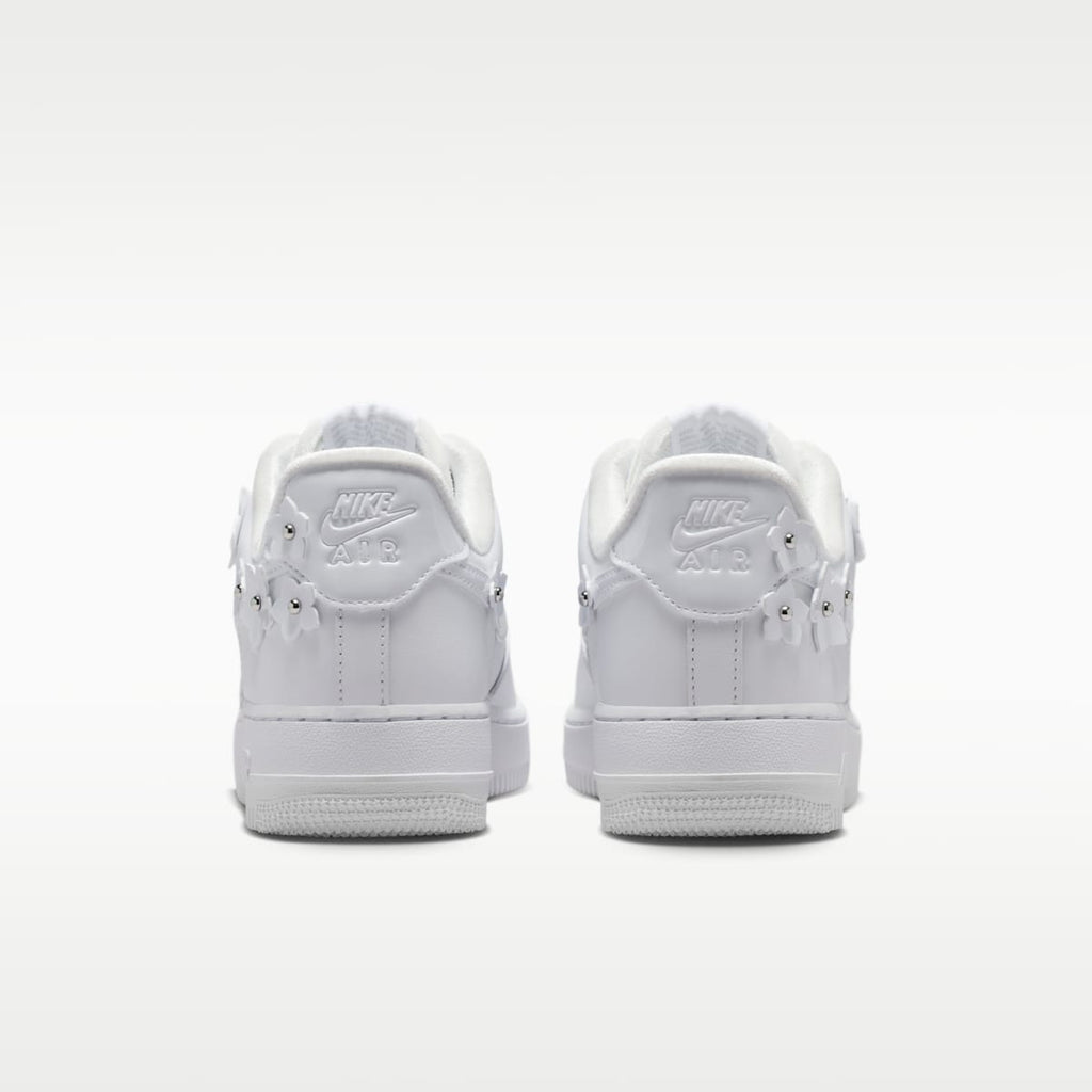Nike Air Force 1 '07 "Florette" Women's Shoes - White/Wolf Grey/Metallic Silver/White