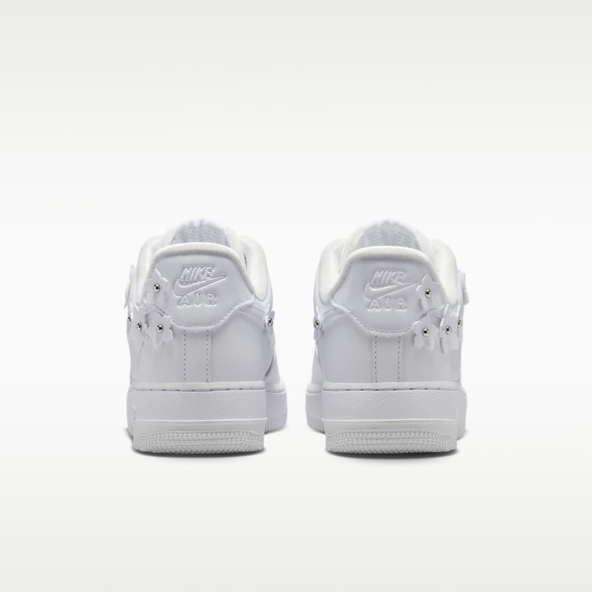 Nike Air Force 1 '07 "Florette" Women's Shoes - White/Wolf Grey/Metallic Silver/White