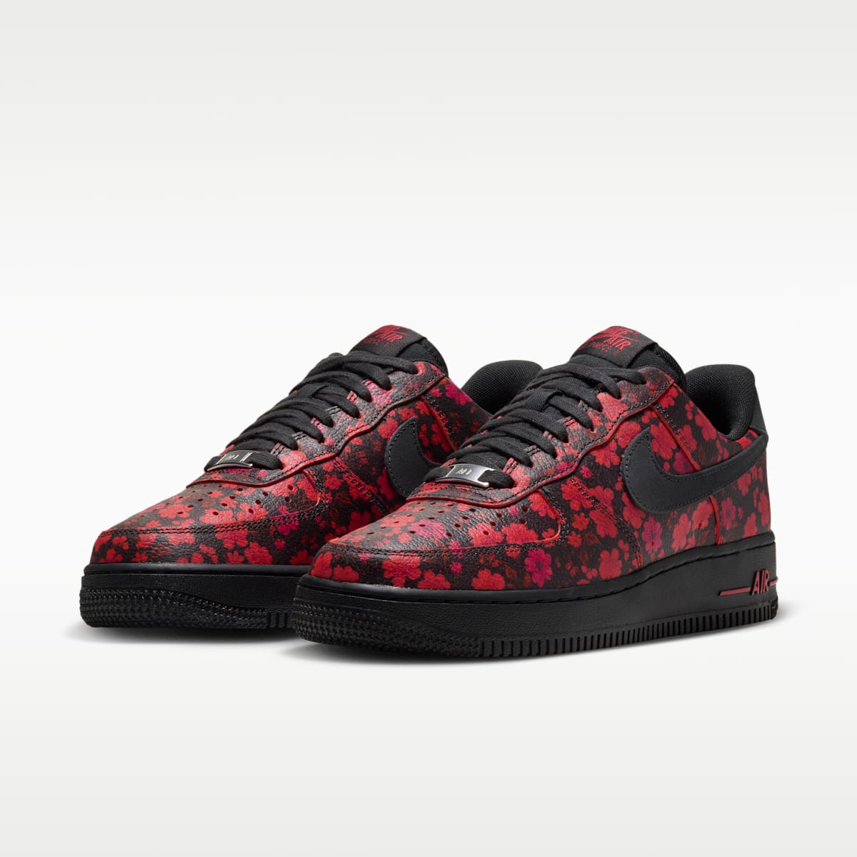 Nike Air Force 1 '07 "Floral" Women's Shoes - Multi-Color/Cinnabar/Off Noir