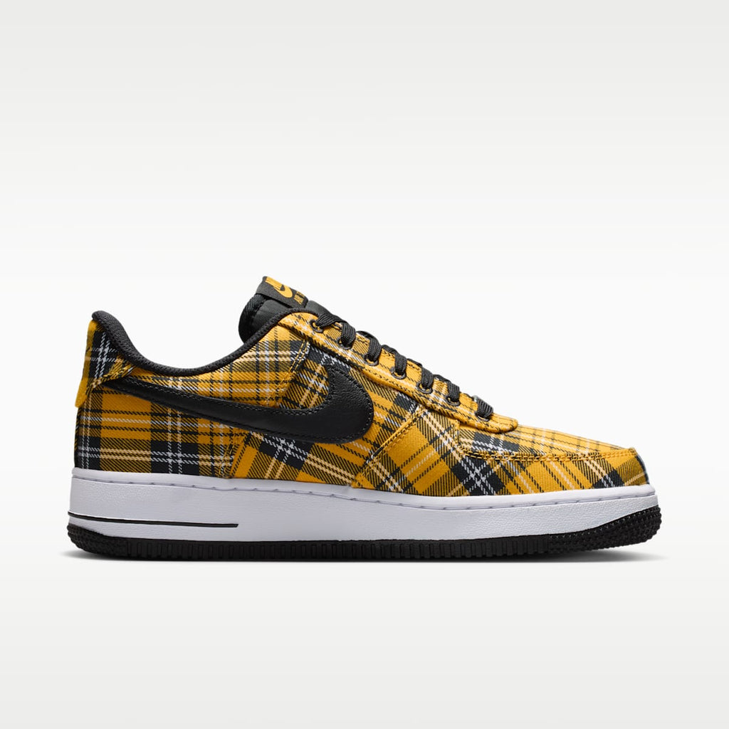 Nike Air Force 1 '07 "Plaid" Women's Shoes - Multi-Color/Yellow Ochre/White/Black - Image 3