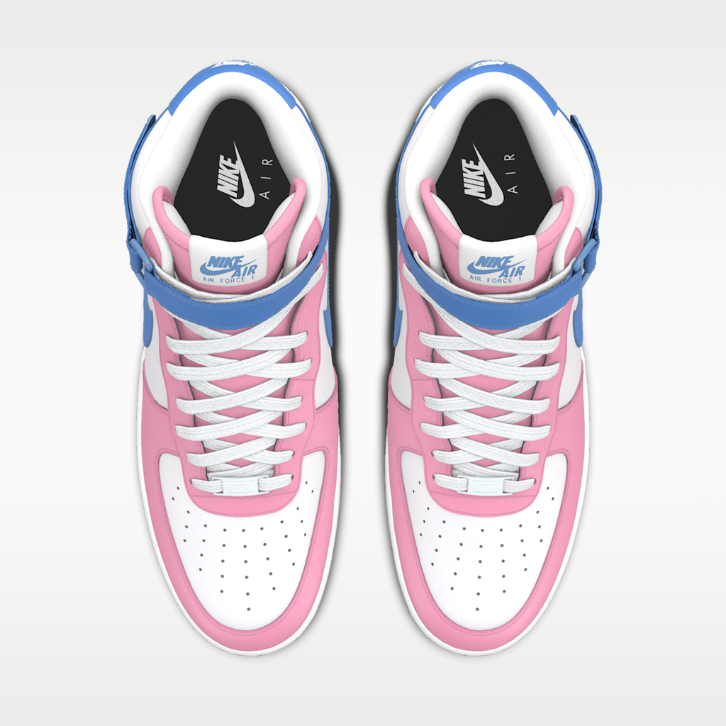Nike Air Force 1 Mid By You Custom Women's Shoes - Multi-Color/Multi-Color/Multi-Color