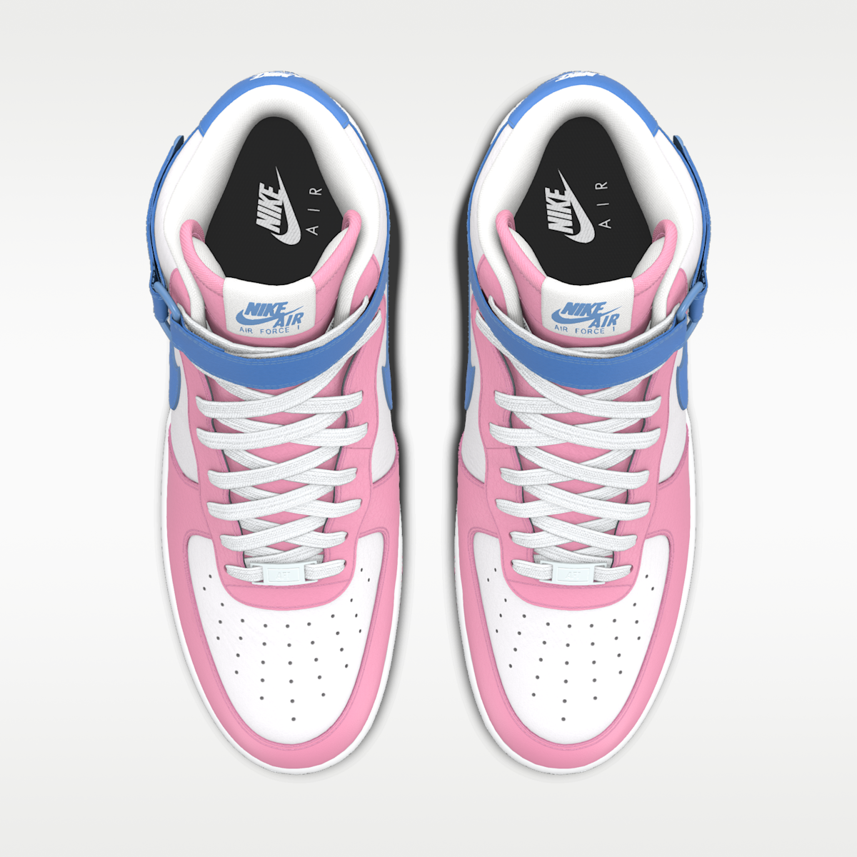 Nike Air Force 1 Mid By You Custom Women's Shoes - Multi-Color/Multi-Color/Multi-Color