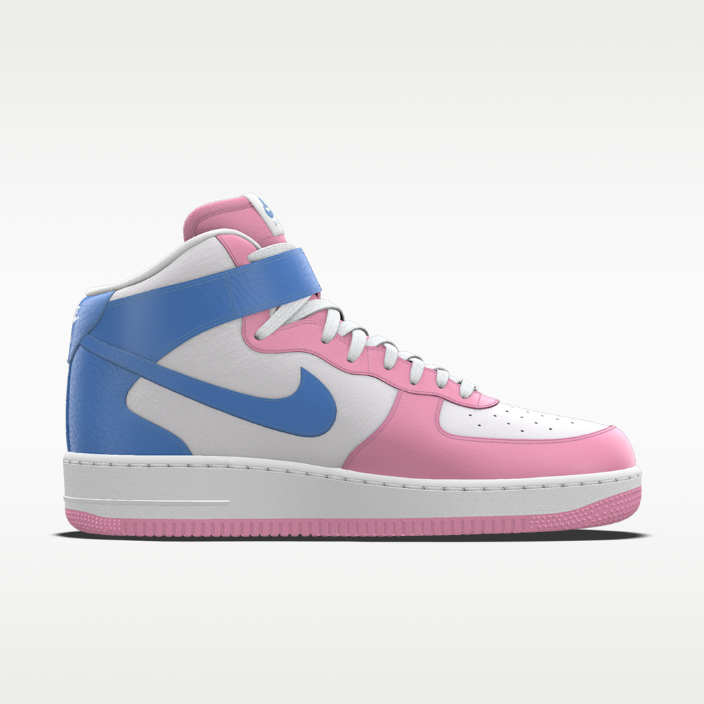 Nike Air Force 1 Mid By You Custom Women's Shoes - Multi-Color/Multi-Color/Multi-Color