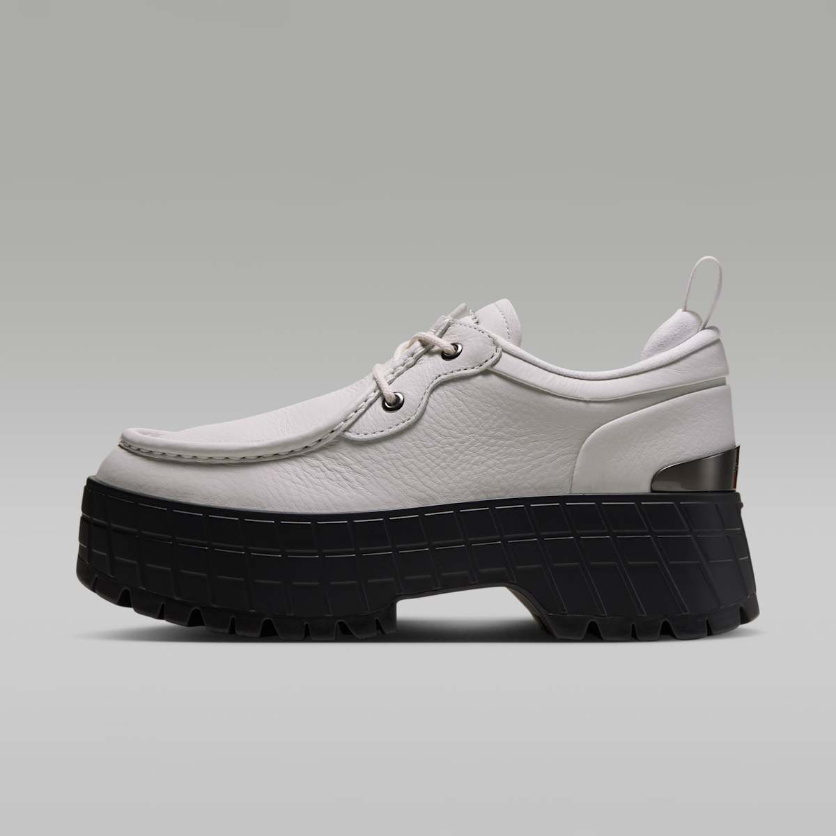 Air Jordan 1 Brooklyn Low Women's Shoes - Swan/Metallic Silver/Black