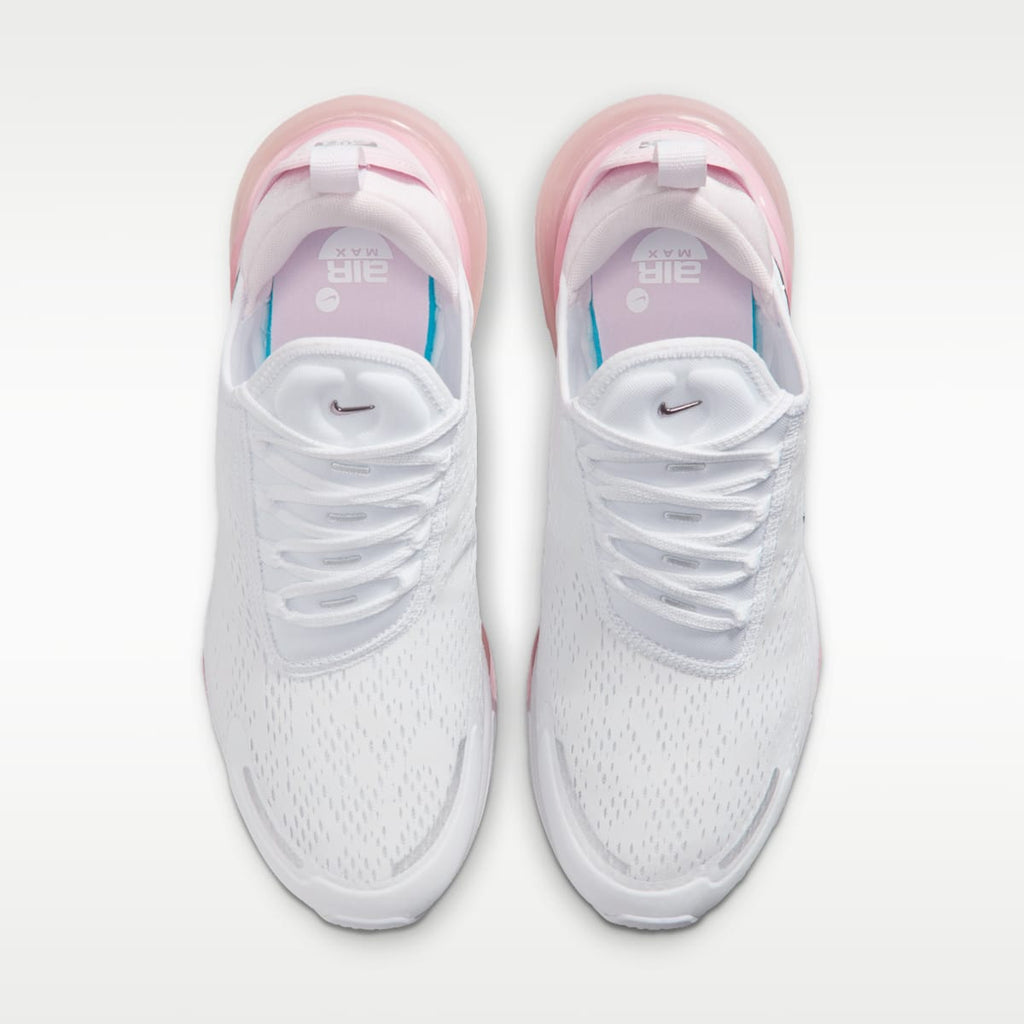 Nike Air Max 270 Premium Women's Shoes - White/Pink Foam/Pearl Pink/Metallic Silver