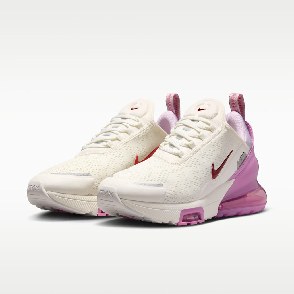 Nike Air Max 270 Premium Women's Shoes - Sail/Light Magenta/Metallic Silver/Light Crimson