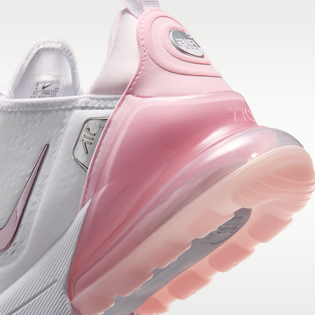 Nike Air Max 270 Premium Women's Shoes - White/Pink Foam/Pearl Pink/Metallic Silver