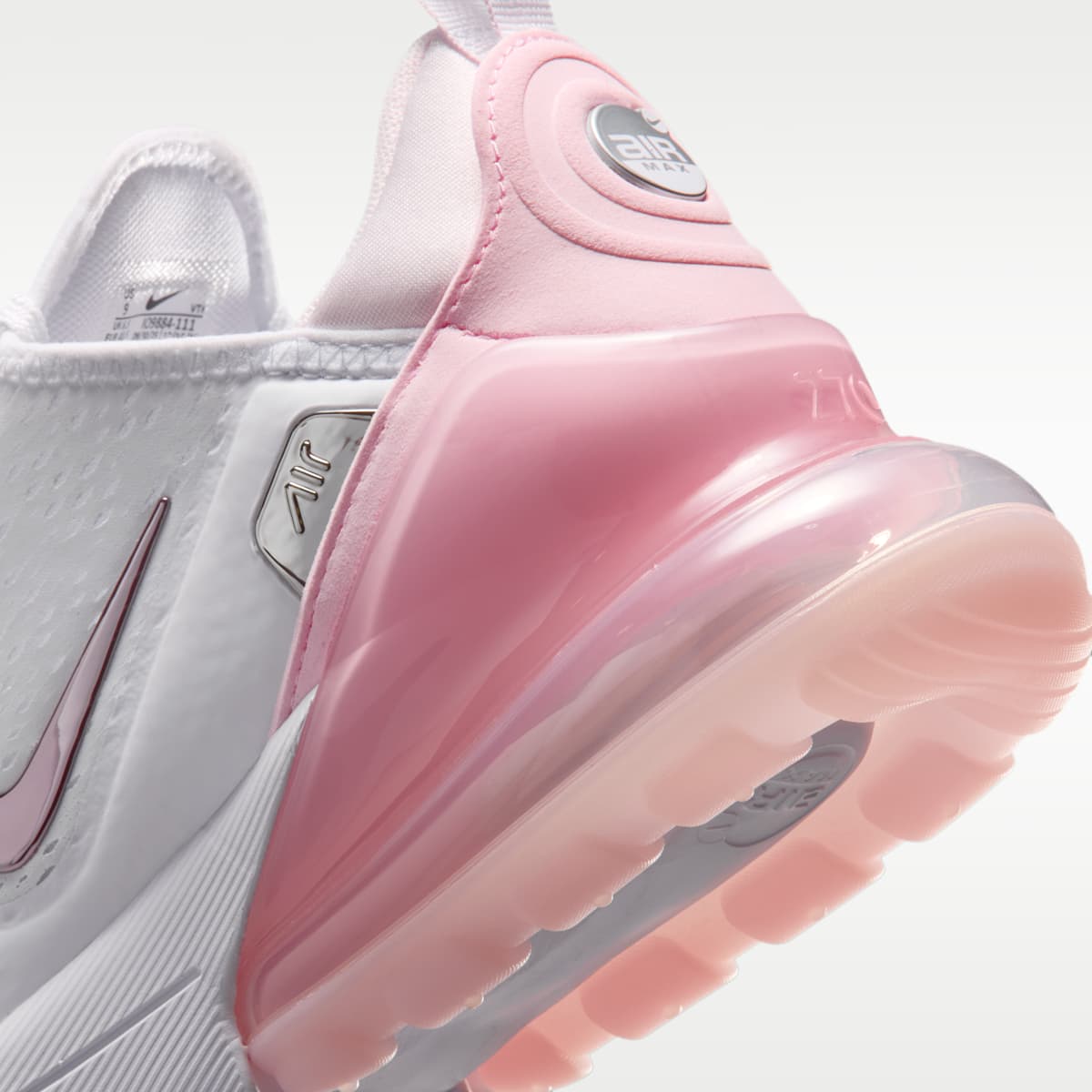 Nike Air Max 270 Premium Women's Shoes - White/Pink Foam/Pearl Pink/Metallic Silver