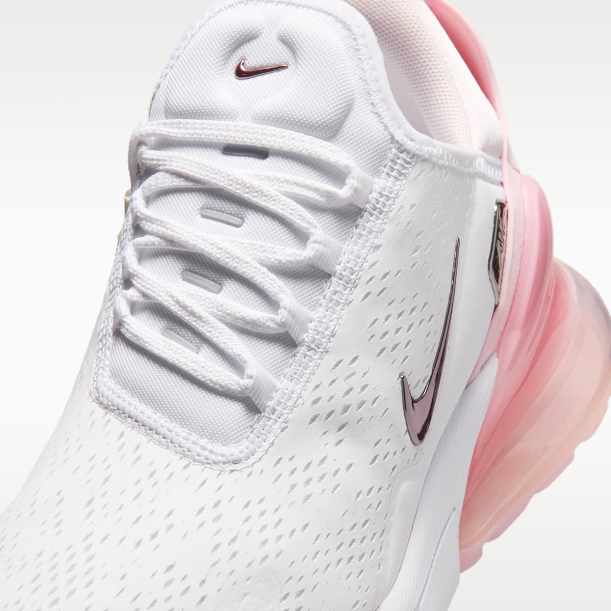 Nike Air Max 270 Premium Women's Shoes - White/Pink Foam/Pearl Pink/Metallic Silver