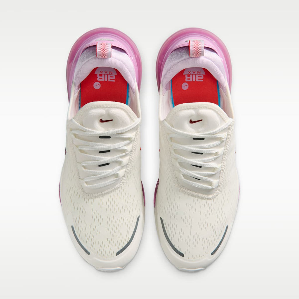 Nike Air Max 270 Premium Women's Shoes - Sail/Light Magenta/Metallic Silver/Light Crimson