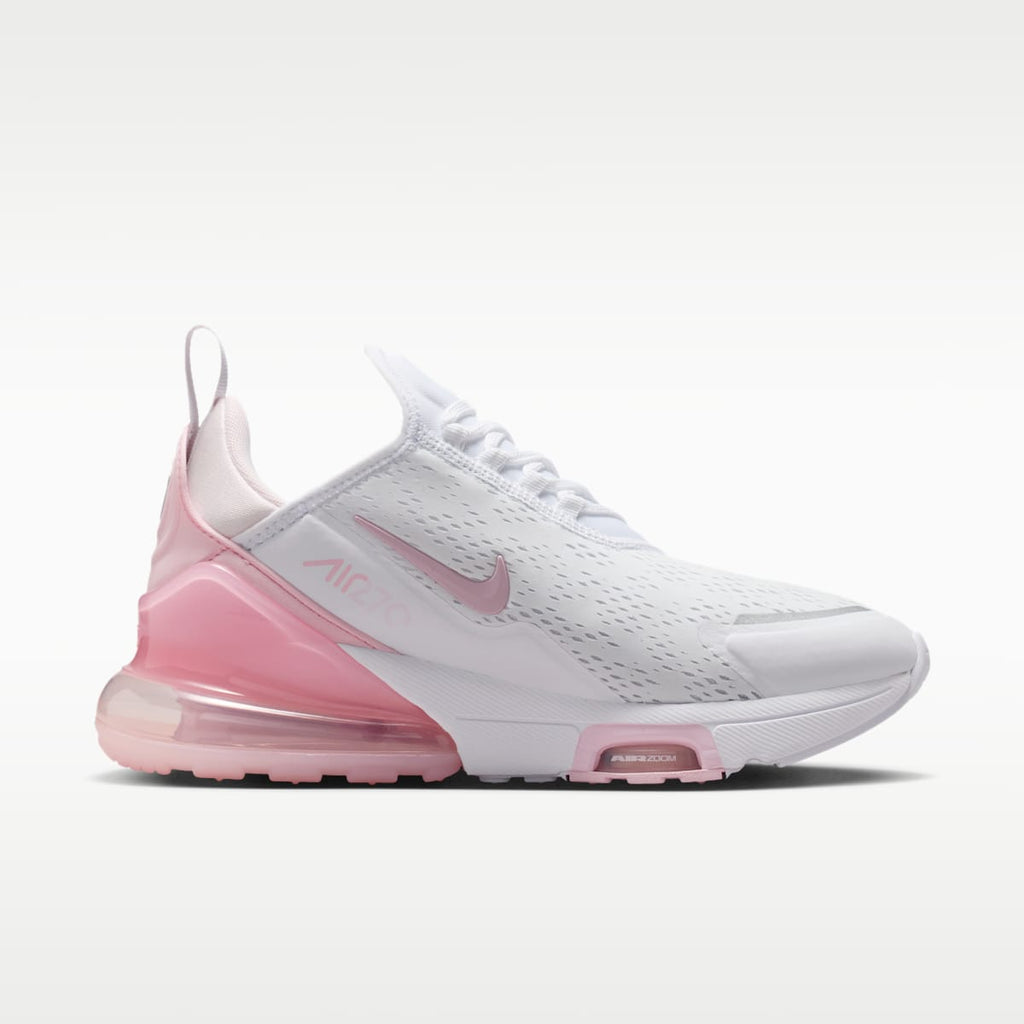 Nike Air Max 270 Premium Women's Shoes - White/Pink Foam/Pearl Pink/Metallic Silver