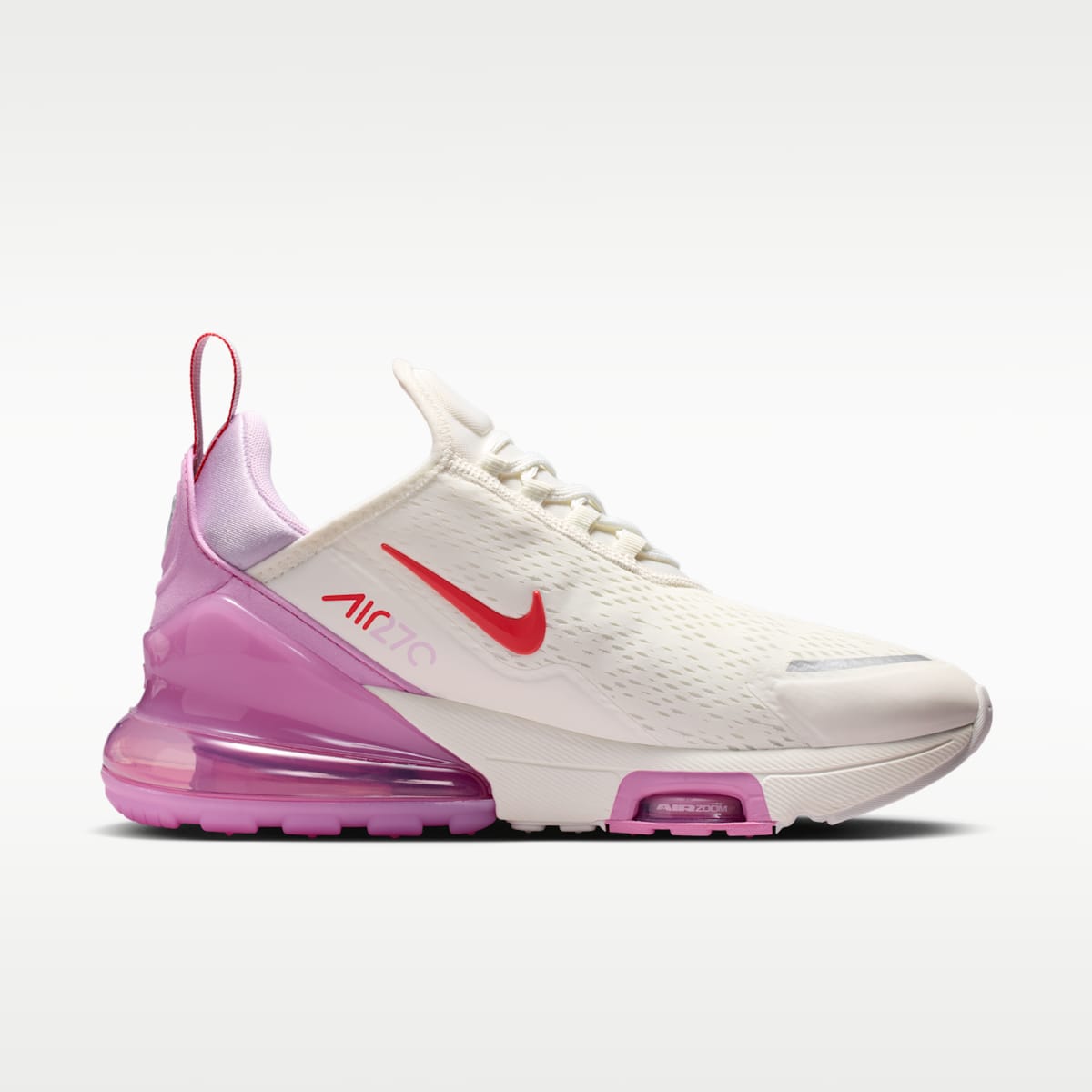 Nike Air Max 270 Premium Women's Shoes - Sail/Light Magenta/Metallic Silver/Light Crimson