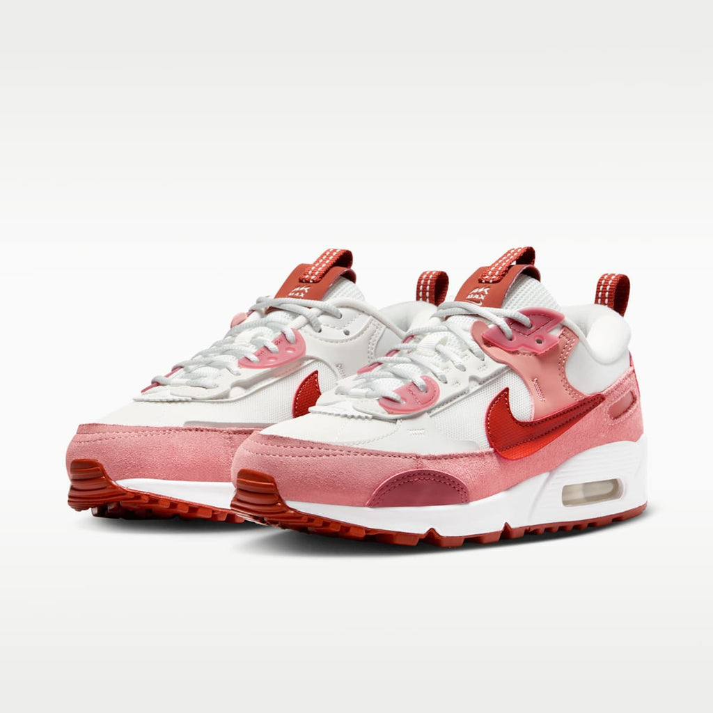 Nike Air Max 90 Futura Women's Shoes - Red Stardust/Summit White/Campfire Orange/Rugged Orange
