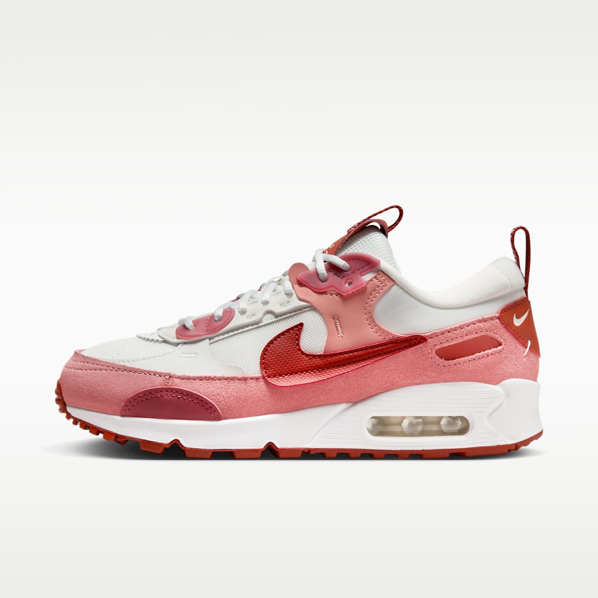 Nike Air Max 90 Futura Women's Shoes - Red Stardust/Summit White/Campfire Orange/Rugged Orange