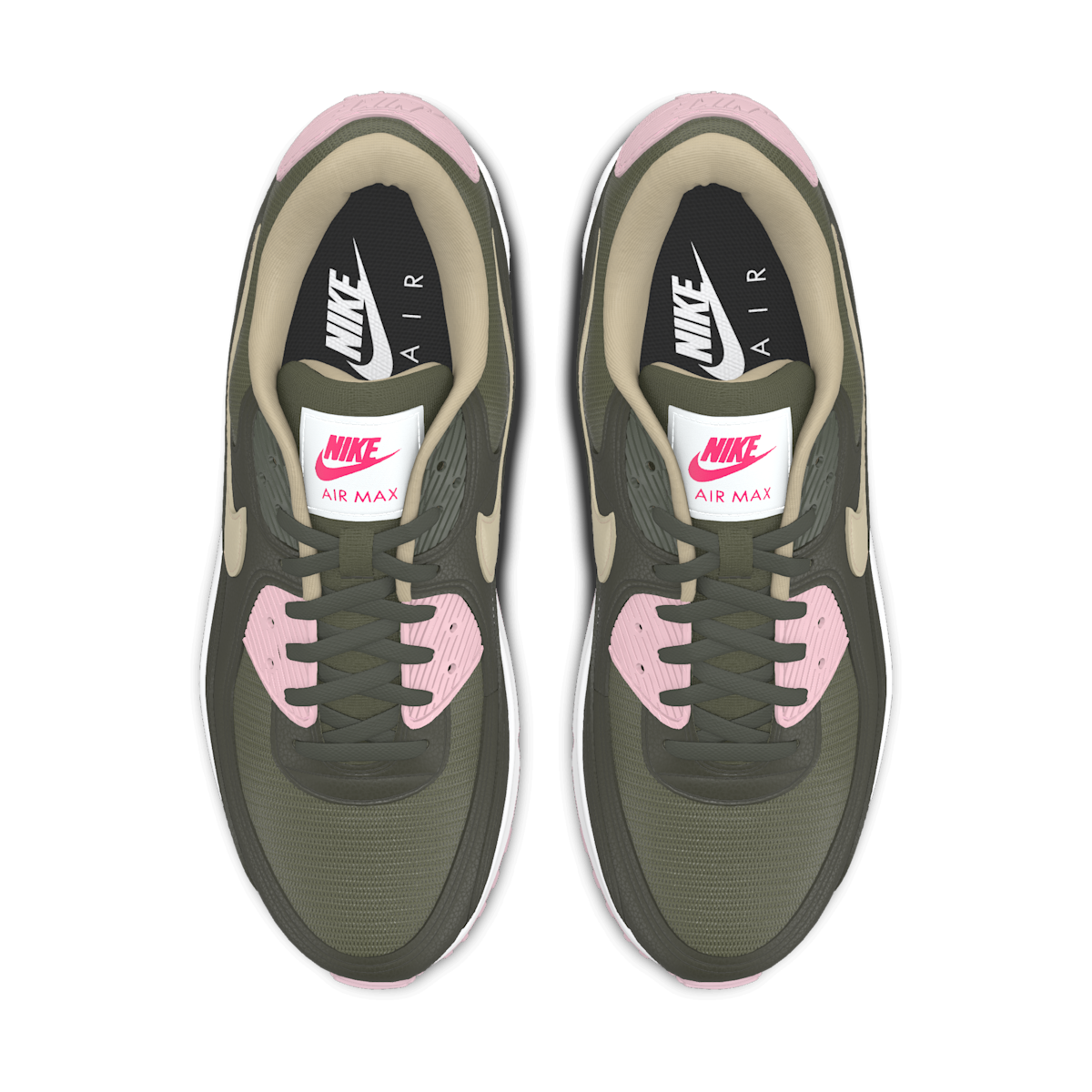 Nike Air Max 90 By You Custom Women's Shoes - Multi-Color/Multi-Color