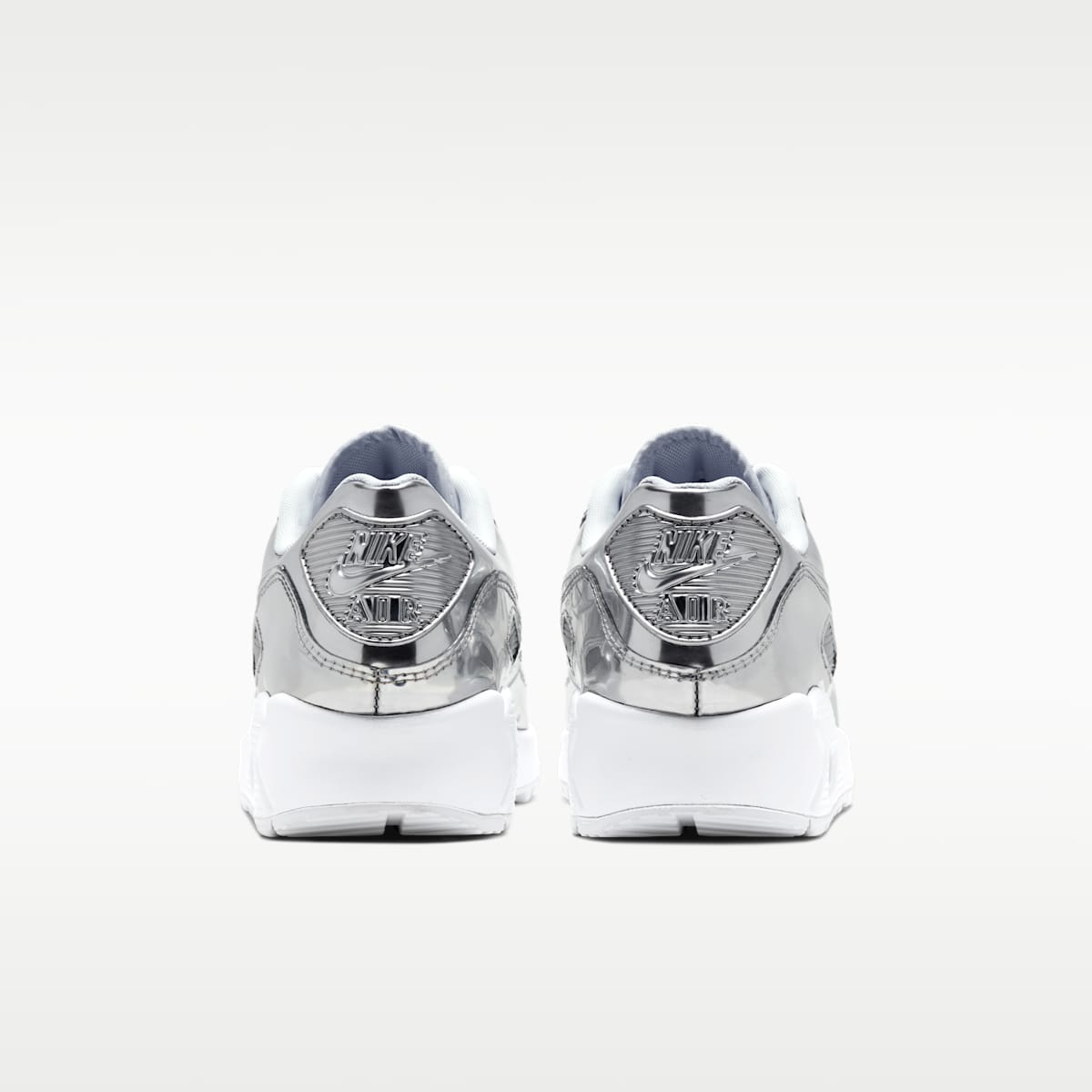Women's Nike Air Max 90 SP Shoe - Chrome/Pure Platinum/White/Chrome