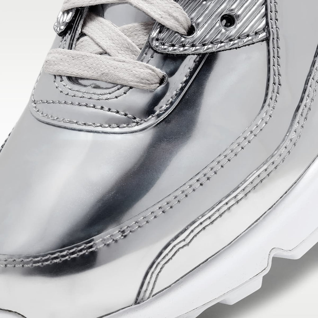 Women's Nike Air Max 90 SP Shoe - Chrome/Pure Platinum/White/Chrome