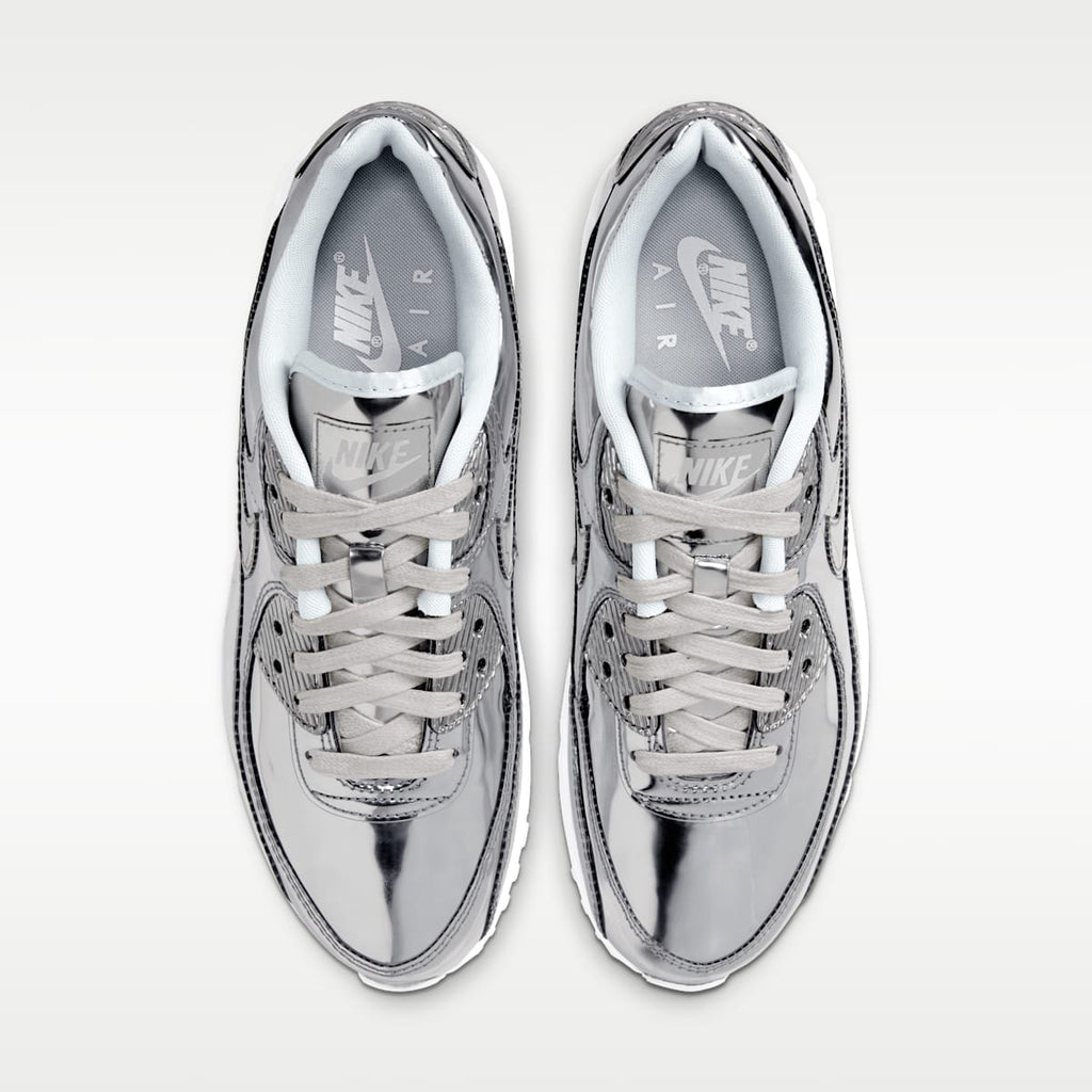 Women's Nike Air Max 90 SP Shoe - Chrome/Pure Platinum/White/Chrome