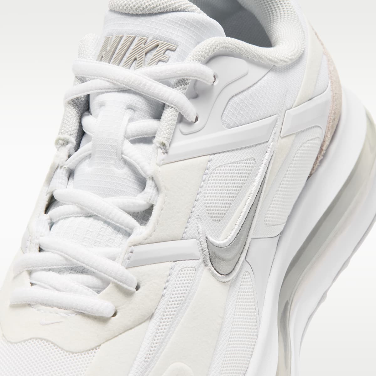 Nike Air Max Metro Women's Shoes - White/Photon Dust/Illusion Green/Metallic Silver